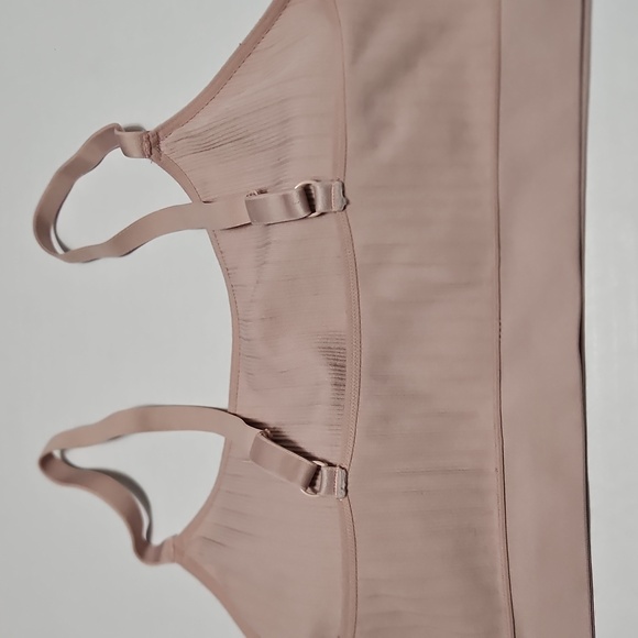 Auden Blush Ribbed Sports Bra With Adjustable Straps Size XL - Picture 7 of 9